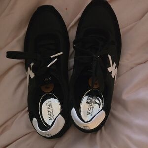 Michael Kors Black and White Sneakers